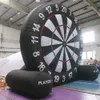 free air ship to door,outdoor activities 4m high portable inflatable soccer football dart board sport game with sticky balls
