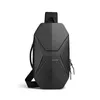 Taille Sacs OZUKO coquille dure sac de poitrine mâle sacs à bandoulière imperméables hommes mode court voyage sac de messager USB charge sac à bandoulière adolescent 231026