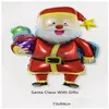 Balloon Merry Christmas Foil Balloons Santa Claus Xmas Party Decoration Aluminum Inflatable Balls For Kids Toys Festive Supplies 17 De Dhkmx