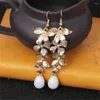 Dangle Oorbellen ECHSUN Bijoux Femme 2023 Charms Sieraden Lange Kwast Bloem Parel Groot Voor Vrouwen Gift Minimalistische Jewelr