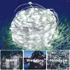 Strings 20m 200lumières Batterie Guirlande Lampe LED Guirlandes Extérieures Étanche Fée Éclairage Pour Noël Décoration De Fête De Mariage