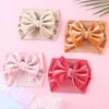 Haarschmuck Baby Stirnband für Kind Bogen Kopfbedeckung Breiter Turban Kinder Samt Kinder Gummibänder Mädchen Kleinkind Headwrap