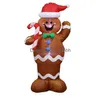 Nowatorskie oświetlenie Święty Mikołaj Gingerbread Man świąteczne ponton wewnętrzny