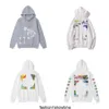 Sweatshirts Loose Coatoff 2023 modeströja målad pil kråka stripe %70 hoodie mäns och kvinnor av stil hoodies offs pullover hooded trendig svartvit 9az4