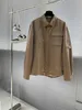 Herren-Freizeithemden, Designer, 2023, Herbst/Winter, neuer BBR-karierter zweifarbiger Hemdmantel, Khaki-Bur-Ba-Familienjacke 0KZ4