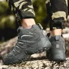 Boots Outdoor Shoes High-top Hiking Field Training Large Size Military Men Combat M486