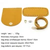 Bag Parts Accessories Shoulder Handle Strap Accessories For Handbags Bag Set Leather Bag Bottoms Cover With Hardware For DIY Handbag #C 231026