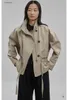 Casacos de trincheira femininos jaqueta curta outono trabalho vento cordão design sentido do casaco retro simples lazer versátil