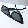 نظارة شمسية للأزياء 41468 Cat Eye Style Acetate Frame Women Figuredization Outdoor Sunglasses French Fashion Classic Runway Style مع سلسلة