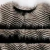 Women's Vests Waistcoats For Women Mid Length Style Imitation Fur Casual Sleeveless Cardigans Leopard Winter Jackets Loose Tops