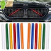 Novo 2 pçs grade dianteira do carro guarnição tira decorativa para bmw 1 2 3 4 séries f20 f21 f22 f23 f30 m estilo esporte capa molduras acessórios