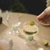 Vinglas 1 bit 200 ml ins kreativa mjölkiga grönt tall glas hembubbla vatten cocktail röd champagne