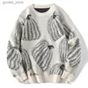 Men's Sweaters Halloween Sweater 2023 Winter Hip Hop New Pumpkin Knitwear Mens Big Size Pullovers Fashion Loose Exercise Christmas sweaters Man Q231026