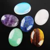 WOJIAER 18x25x7mm Egg Shape GemStone Cabochon Natural Loose Beads Men Women Charms Jewelry Gems DBU805227H