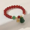 Strand Boho Vintage Buddha Bracelets For Women Religion Buddhism Beads Charm Bracelet Chain Jewelry Gift