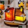 Decorazioni natalizie Light House Village Per la casa Regali di Natale Ornamenti Capodanno 2023 Natale Navidad Noel L230621 Drop Delivery Garden Dhqve