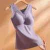 Intimo termico da donna Shaper da donna Mantieni il calore Gilet dimagrante senza cuciture di qualità con canotte riscaldanti con scollo a V e reggiseno