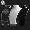 Accessories Packaging Organizers Acrylic Mannequin Necklace Jewelry Display Holder Pendant Earrings Decorate Exhibition Stand Shelf 231025