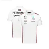 Men's Polos Mercedes-aaggmm Petronas F1 Team 2023 Polo Shirt Tshirts Lewis Hamilton Valtteri Bottas Formula Car Fan Clothes KIY4 FFSW 7FJR