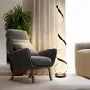 Golvlampor Est Strip Lamp Designer Bedroom Bedside Living Room Soffa Ambiance Vertical Table Study Reading Lights Furniture