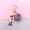 Fashion luxury jewelr key chain designer Plush Cartoon Keychain mobile phone Keychains portachiavi wholesale YSKK04