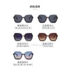 Zonnebrillen Designer Fashion Sunglasses Chanelism Dames Half Frame Trend Zonnebril Travel en vakantie Zonnebril 606 met geschenkdoos