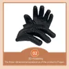 Gants de chimpanzé pour Halloween, fournitures de fête, mitaines à doigts complets, carnavals mignons en Latex pour l'extérieur, pour garçons et filles