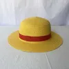 Bérets large bord ombre extérieure dôme femmes couleur unie chapeau de plage printemps été adulte parent enfant paille hommes casquette