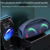 Haut-parleurs de téléphone portable Portable étanche 100W haute puissance Bluetooth haut-parleur RGB lumière colorée caisson de basses sans fil 360 stéréo Surround TWS FM Boombox T231026