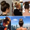 الباروكات الدانتيل السيدة Hair Hair Hair Buns Claw على Tailder tail قطع مرنة updo donut chignon مقطع لحفل الزفاف وعرض 231025