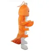 Costume de mascotte de homard d'Halloween Tenues de personnage de dessin animé de haute qualité Costumes de carnaval de Noël Costumes de fête d'anniversaire unisexe Tenue d'extérieur