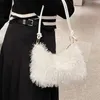 Omuz çantası Undermorpt Tones Tasarımcı Tasarımcı Kürk Tote Çanta Kadınlar İçin Lüks Çanta Sonbahar Kış Peluş Peluş Omuz Crossbody Bags Alışveriş Sitürleri