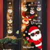 Wall Stickers Years on Windows Christmas Window Decorations Halloween Decoration Children Year Eve Kids Rooms Decor 231026