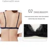 Bras Sexy Floral Lace Bra For Women Adjusted Straps Female Lingerie Comfortable breathable Soft Bralette Thin Seamless underwear bras T231026