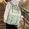 School Bags JULYCCINO Women Nylon Backpack Candy Color Waterproof For Teenagers Girls Patchwork Female Rucksack Mochila