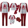 Family Matching Outfits Xmas Gift Mom Daughter Dad Son Clothing Sets Baby Dog Romper Christmas Pajamas Set Casual Soft Sleepwear 231026