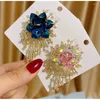 Broches de luxe en cristal autrichien pour femmes, feux d'artifice, fleur de Rose, élégantes, plaquées or, bijoux en gros, vente en gros