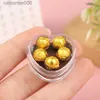 Kitchens Play Food Kawaii Mini Chocolate Gift Box Model Dollhouse Miniature Play Kitchen Food Toy For House Doll AccessoriesL231026