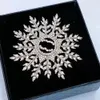 Broszki szpilki Broche projektanta broszka marka list damski kryształowe złoto platowane broszki garnitury styp