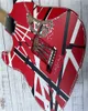 Guitar Electric Guitar Relic Pizza Floyd Rose Vibrato Bridge, Red Frank 5150, White and Black Light, Edward Eddie van Halen, Nvio Gladys