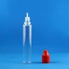 PET Plastic Dropper Bottles 100PCS 30ML Double Proof Highly transparent Child Proof Thief Safe Squeeze Bottle with long nipple Mjhrf Cpglo