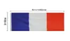 Francuskie flagi francuskie flagi krajowe 3039x5039ft 100d poliestrowy kolor Wysoka jakość z dwoma mosiężnymi przelotkami2021364