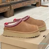 Klassische Mini Australia Tazz Hausschuhe Tasman Slipper Plateaustiefel Fuzzy Mule Winterfellstiefel