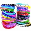 100pcs tiktok gelée bracelets bracelet en silicone enfants garçon filles couleurs assorties amour bracelet famille fête cadeau styles de mélange Whole247J