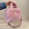 fur bucket bags designers purse teddy shoulder bags designer bag woman handbag high quality cross body Cute Mini Tote Bag 231026