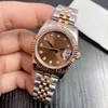 U1 data 31 mm damskie zegarki ze stali nierdzewnej Diamentowy automatyczny zegarek Kobiety Rose Gold Ruch 2813 Walentynkowe prezent