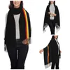 Schals rumänische Flagge minimalistische Schal -Wrap -Damen warm großer langer langer Schalpashminas