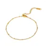 Ankiety ze stali nierdzewnej PVD 18K Gold Taped Tnase Saet Saet Belkle For Woman Jewelry Hurtowa Trenda Summer