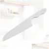 Coltelli in plastica per bambini Coltello da frutta da cucina Lete Insalata Taglierina seghettata Coltelli da torta fai da te 28,5X5 cm Cucina da giardino di casa, Sala da pranzo Posate Dhxwz