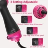 Hair Dryers One Step Dryer Brush Negative Ionic Blow Comb Cold Styler Blower Salon 231025
